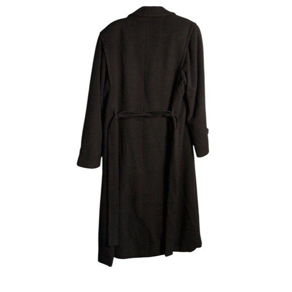Woman’s Vintage Ed Mitchell of Westport CT 100% Black Cashmere Coat Made in USA - Picture 9 of 11